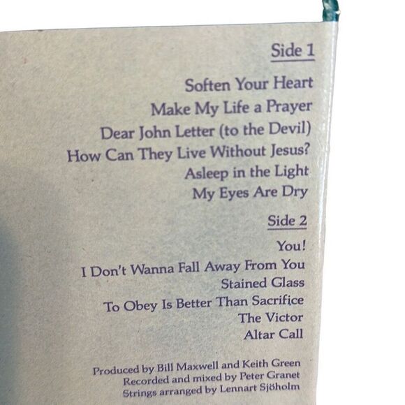 Keith Green No Compromise Sparrow Records 1976 Vintage Record Album - Picture 10 of 11